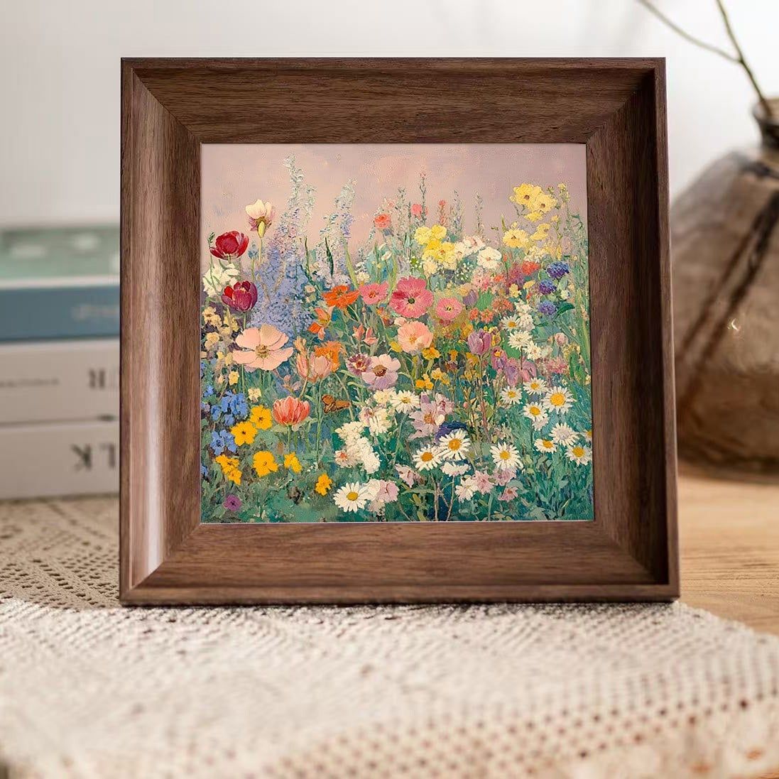  Khung Ảnh Gỗ Óc Chó (16 x 16cm) 