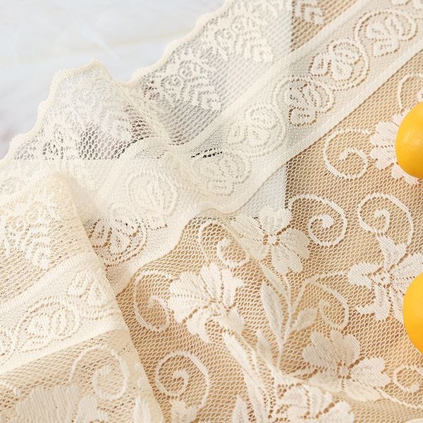  Khăn Trải Bàn Ren Trắng - Table Runner 