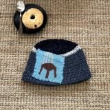  Mũ Bucket Len Patchwork 