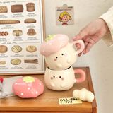  Cốc Gốm Bé Dâu Nhỏ 