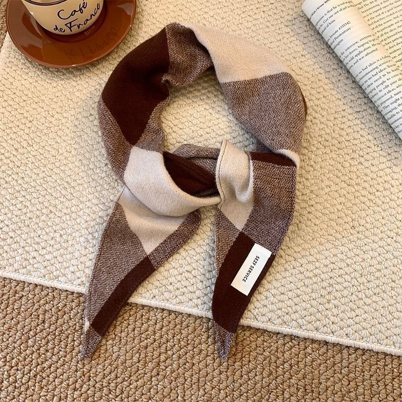  Khăn Quàng Cổ Maillard Retro 