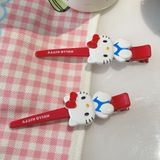  Kẹp Tóc Hello Kitty Đỏ 