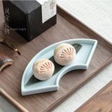  Đĩa Gốm Vân Mây 