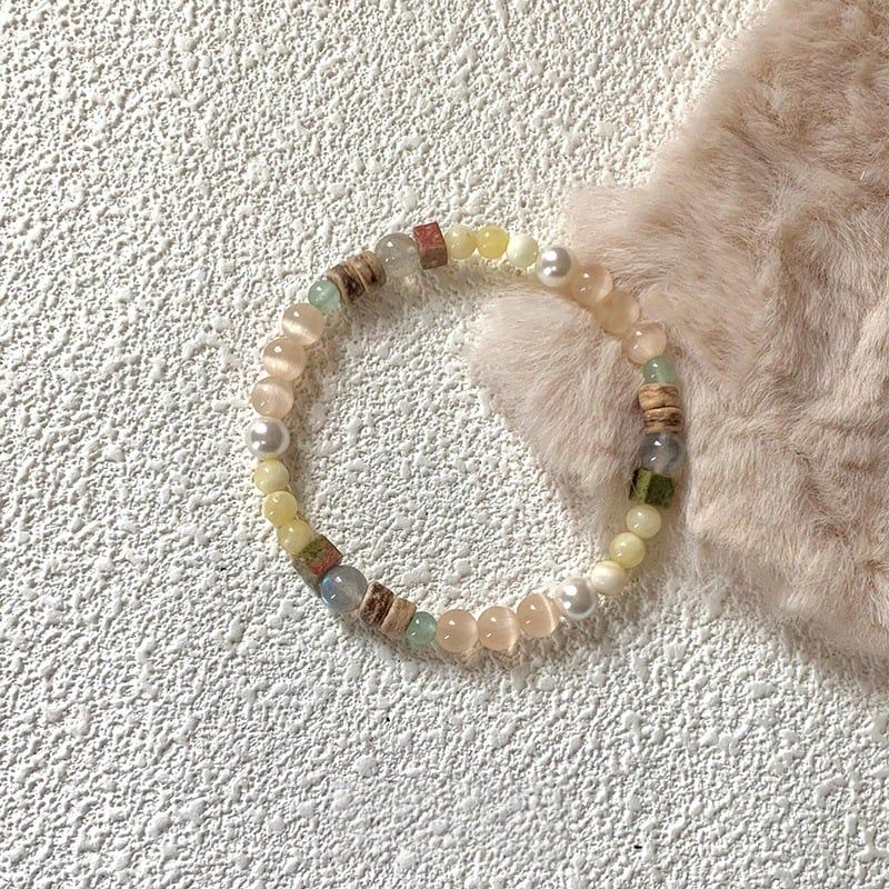  Vòng Tay Ngọc Trai Mắt Mèo 