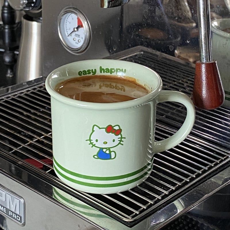  Cốc Hello Kitty Xanh 