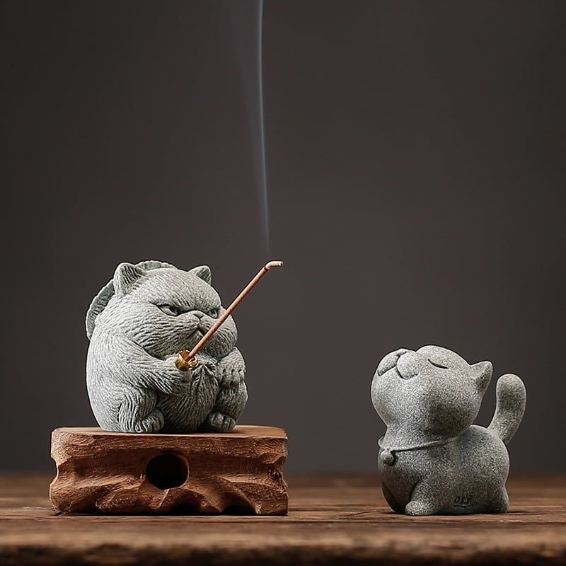  Đốt Trầm Mèo Câu Cá 