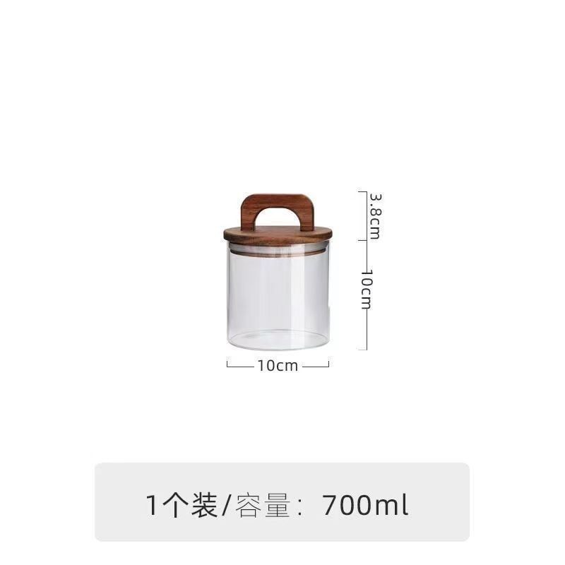  Hũ Đựng Trà Thuỷ Tinh 