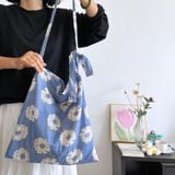  Túi Đeo Vai Carton Linen Họa Tiết 