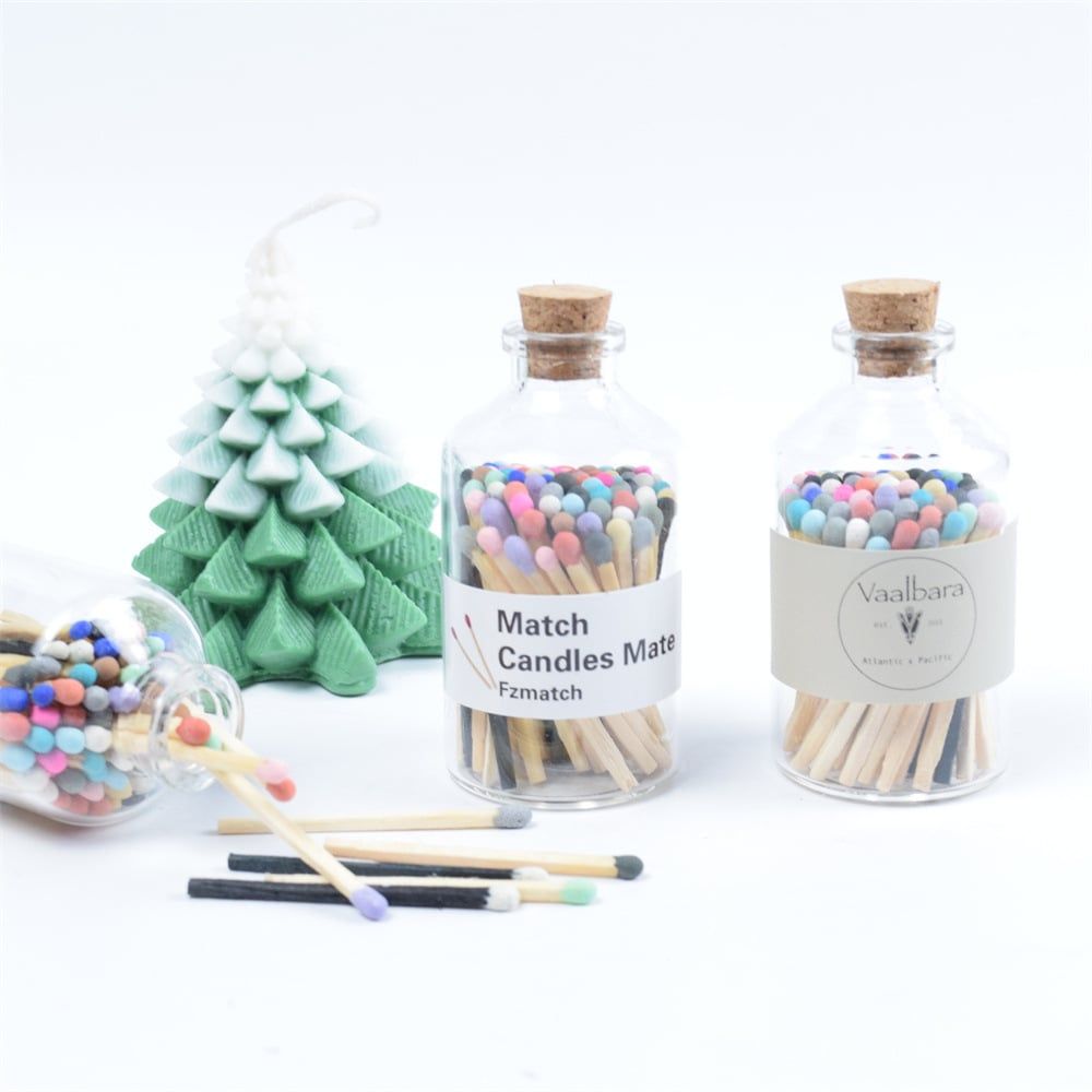  Lọ Diêm Thuỷ Tinh Match Candles Mate 