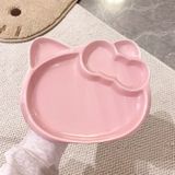 Đĩa Chia Ngăn Hello Kitty 