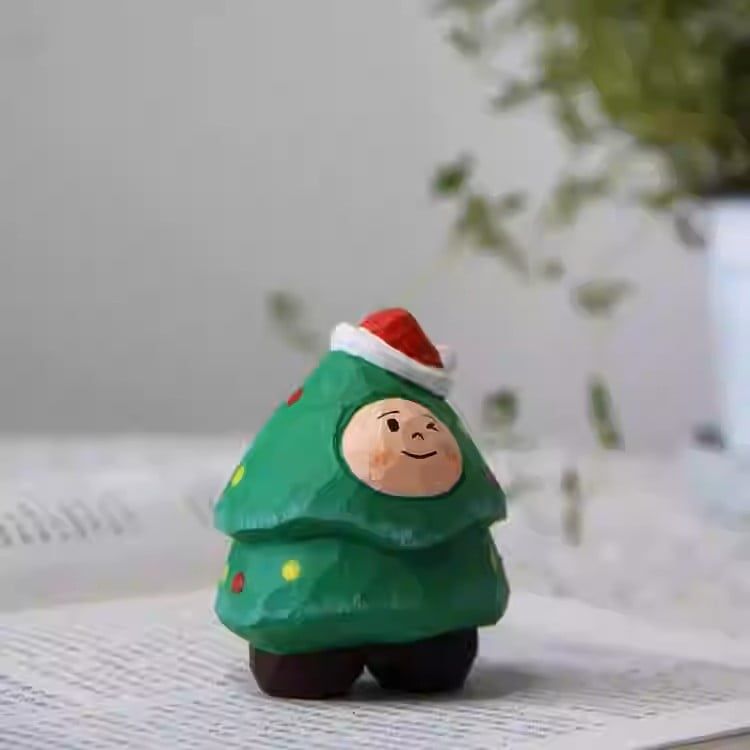  Tượng Khắc Gỗ Giáng Sinh 