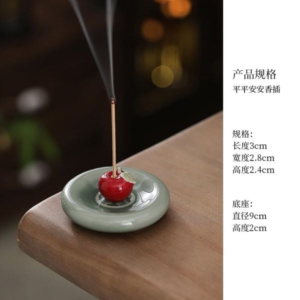  Đế Cắm Trầm Bình An Quả Táo 