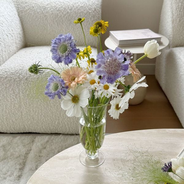  Bình Hoa Thuỷ Tinh Tối Giản 