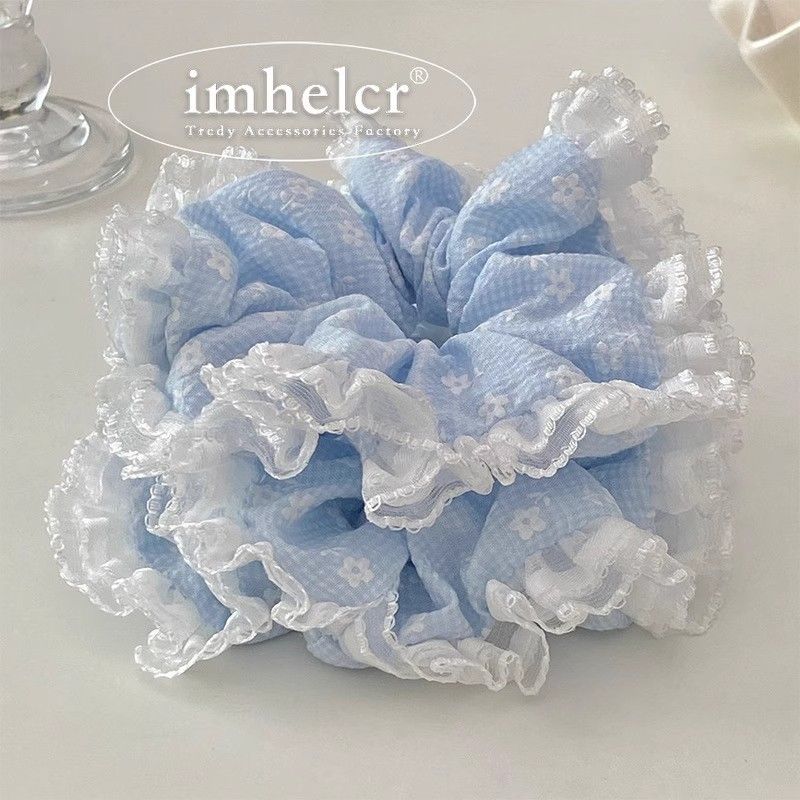  Scrunchie Xanh Ren Hoa Nhí 