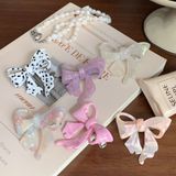  Kẹp Tóc Coquette Pink Bow 
