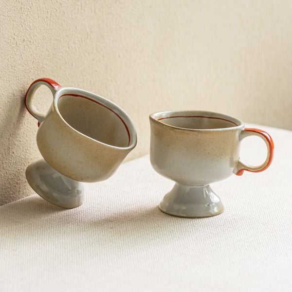  Ly Gốm Có Quai Roman 