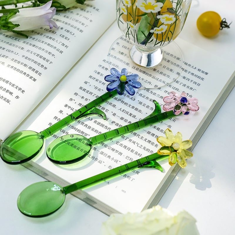  Thìa Thủy Tinh Daisy 