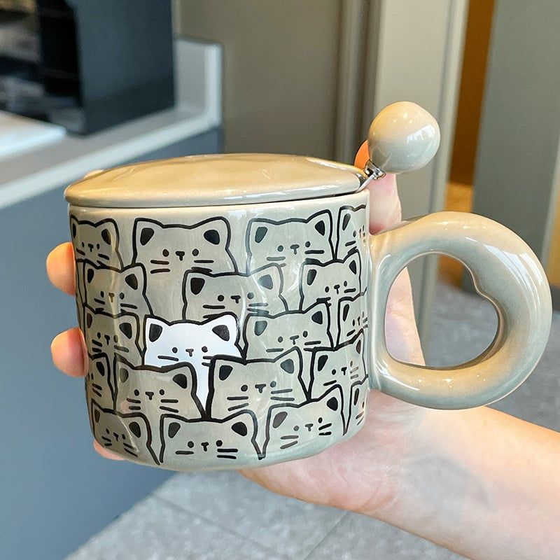  Cốc Gốm Finding MeowMeow 