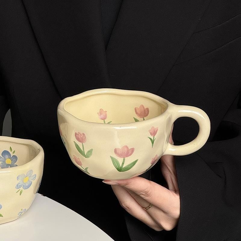  Cốc Tulip Hồng Kem 