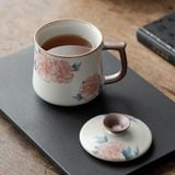  Cốc Trà Hoa Mẫu Đơn 