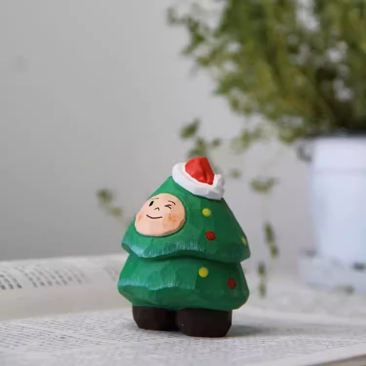  Tượng Khắc Gỗ Giáng Sinh 