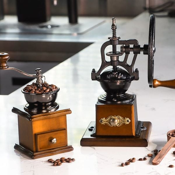  Máy Xay Hạt Cà Phê Retro Wheel Grinder 