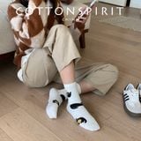  Tất Cotton Mèo Đen 