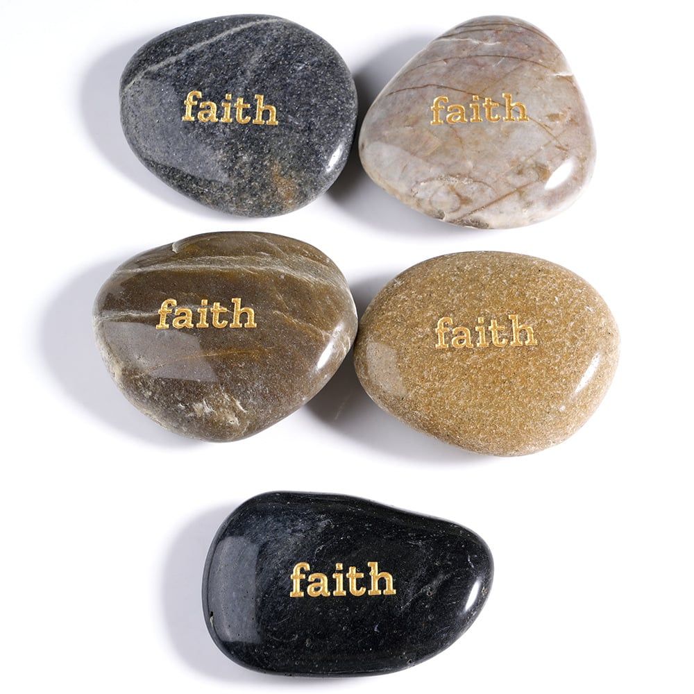  Đá Tự Nhiên Love Peace Faith 
