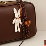  Móc Khóa Mèo Thỏ Retro 