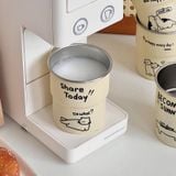  Cốc Du Lịch Hình Mèo Graffiti Dễ Thương 