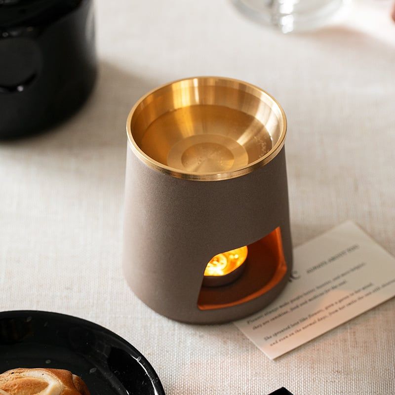  Bếp Xông Tinh Dầu Gốm Retro 