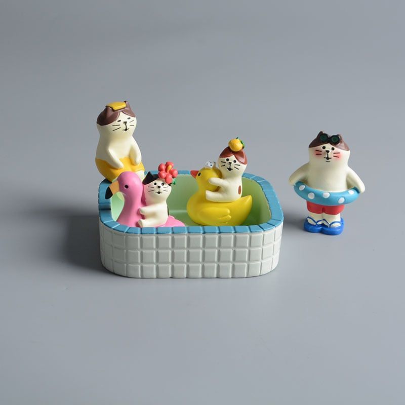  Set Tượng Mèo Mini 