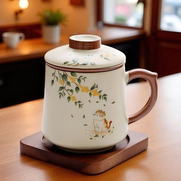  Cốc Trà Mèo Mộc Lan 