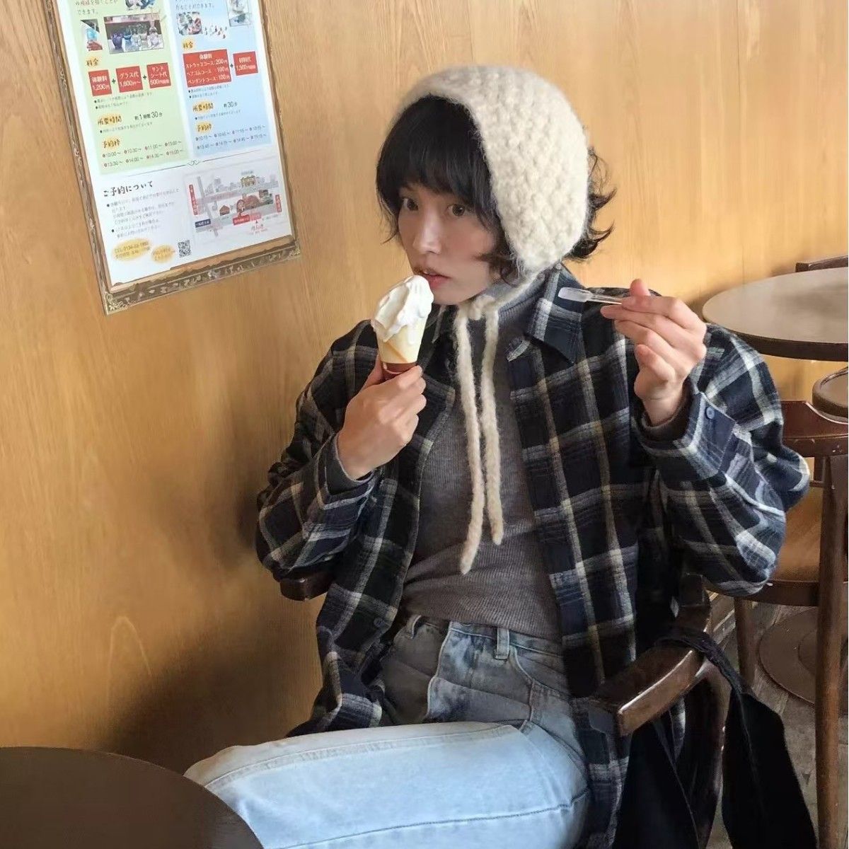  Băng Đô Len Creamy 