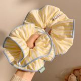  Scrunchie Butter Yellow Stripe 
