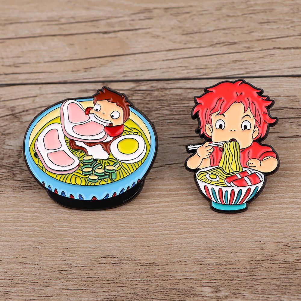  Ghim Cài Áo Ghibli 