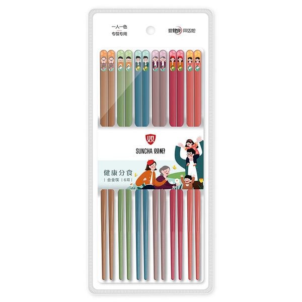  Set Đũa Gia Đình (5 Đôi) 