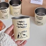  Cốc Du Lịch Hình Mèo Graffiti Dễ Thương 