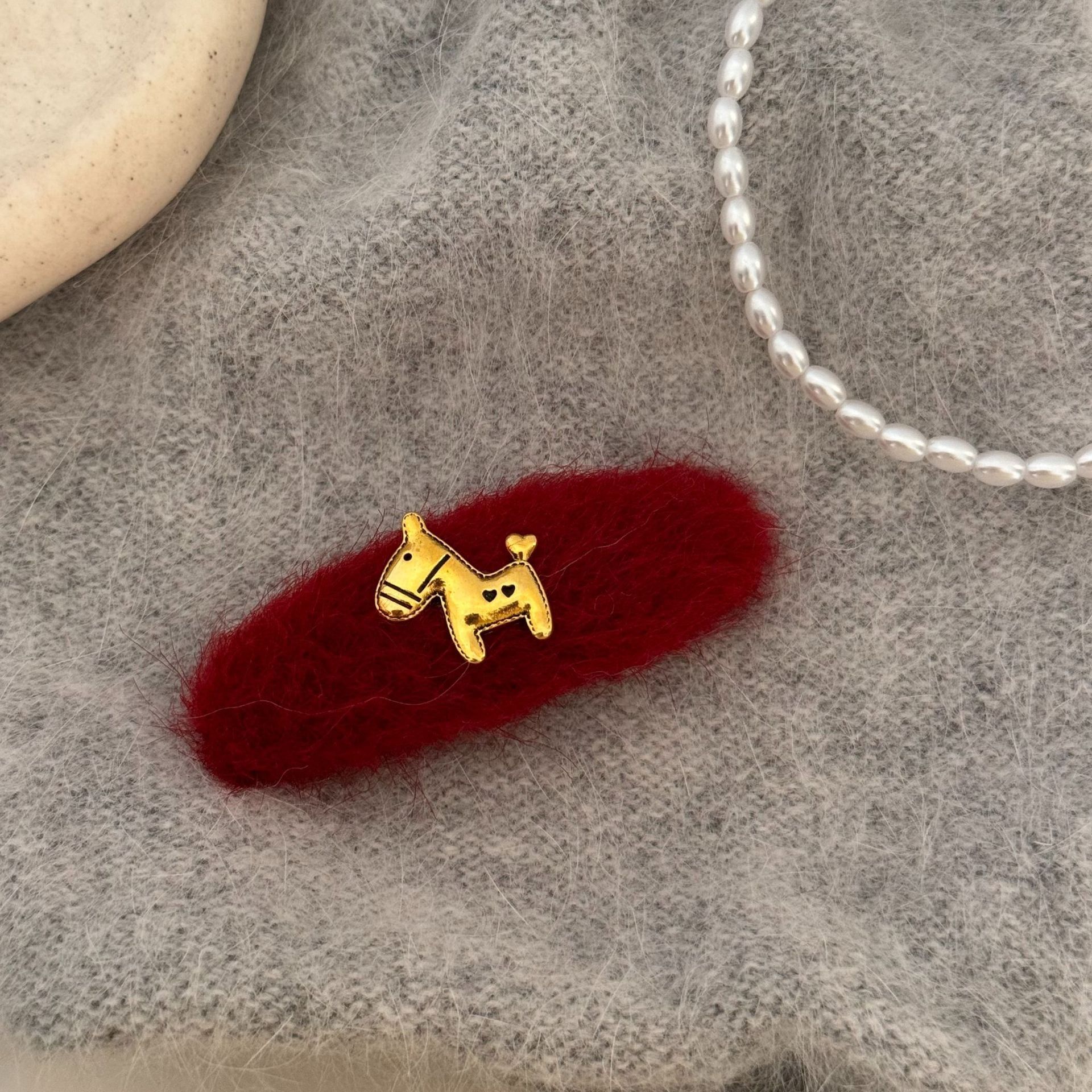  Kẹp Tóc Ngựa Bông 