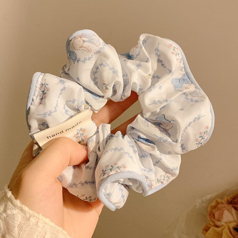  Scrunchies Thỏ Hoa 