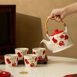  Bộ Ấm Lựu Đỏ Cát Tường 