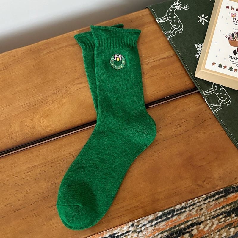  Tất, Set Tất Thêu Giáng Sinh 