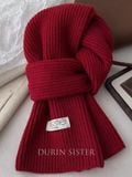  Khăn Quàng Cổ Burgundy Cozy 