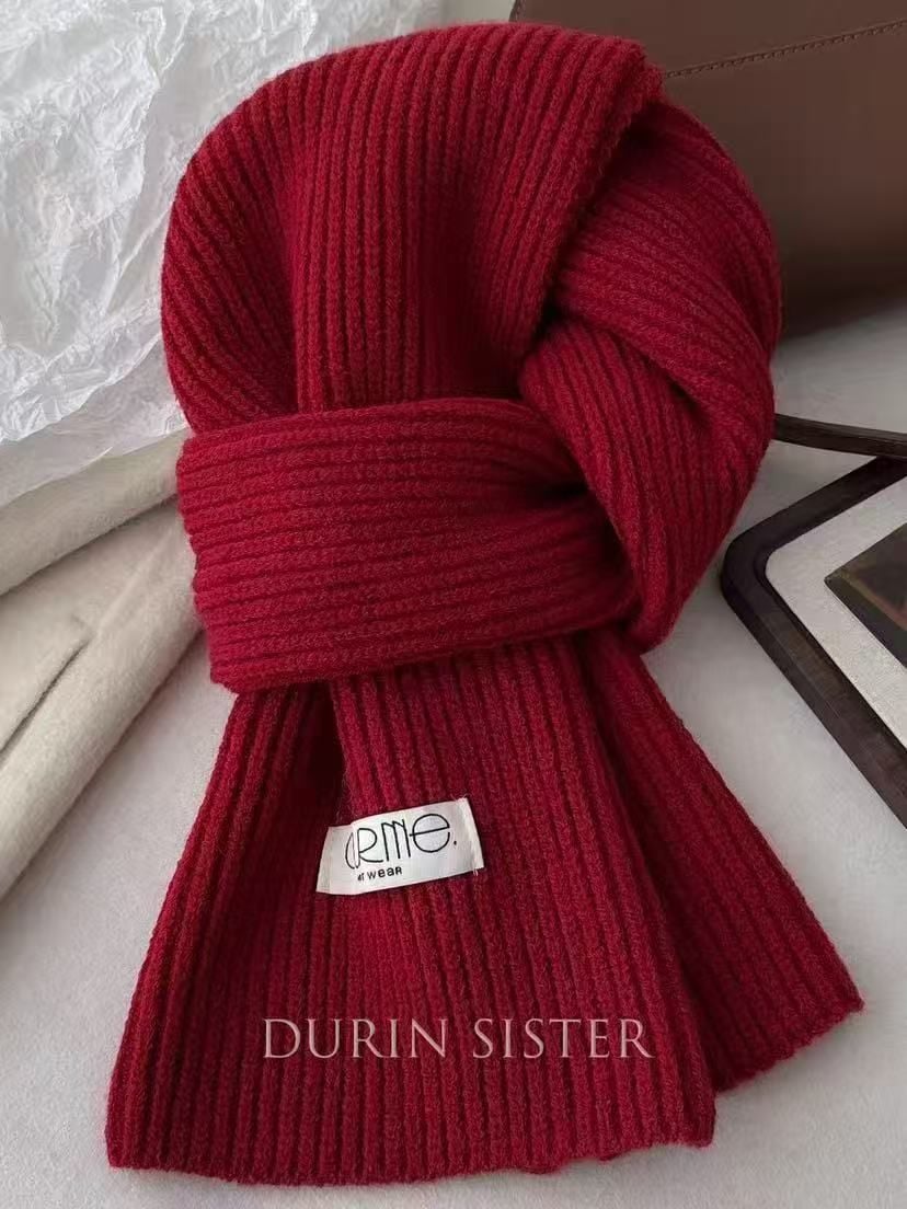  Khăn Quàng Cổ Burgundy Cozy 