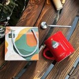  Cốc Gốm Cún Và Mèo Giáng Sinh 