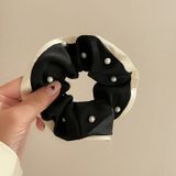  Scrunchie Ngọc Trai Đen Trắng 