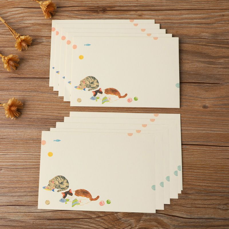  Phong Thư Mèo Sketch 