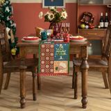  Khăn Trải Bàn Noel Vintage Patchwork 