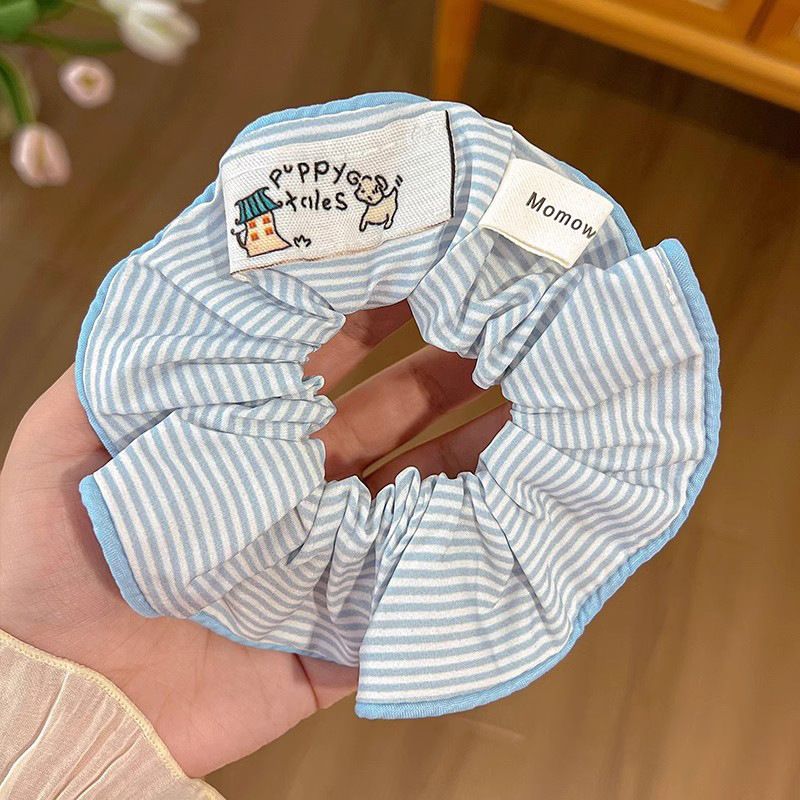 Scrunchie Sọc Xanh Puppy Tales 