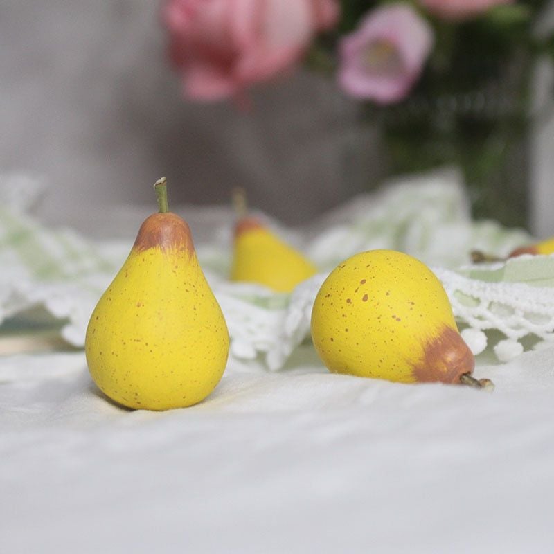  Quả Táo, Quả Lê Gỗ Decor 